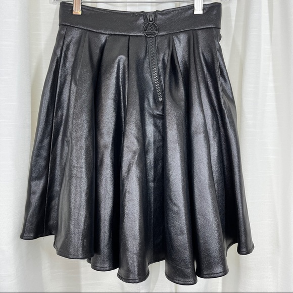 Eleven Paris black mini circle skirt - Picture 4 of 8